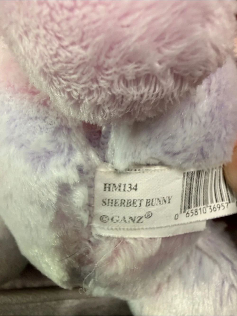 GANZ Pastel Pink Bunny Plush Small Pet Toy